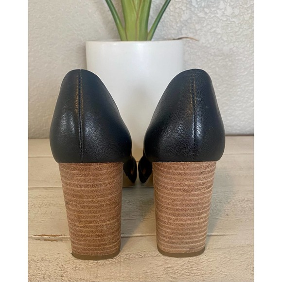 Franco Sarto Emma Dorsey Black Open Toe Heels Woman’s Size 8M - Picture 3 of 4